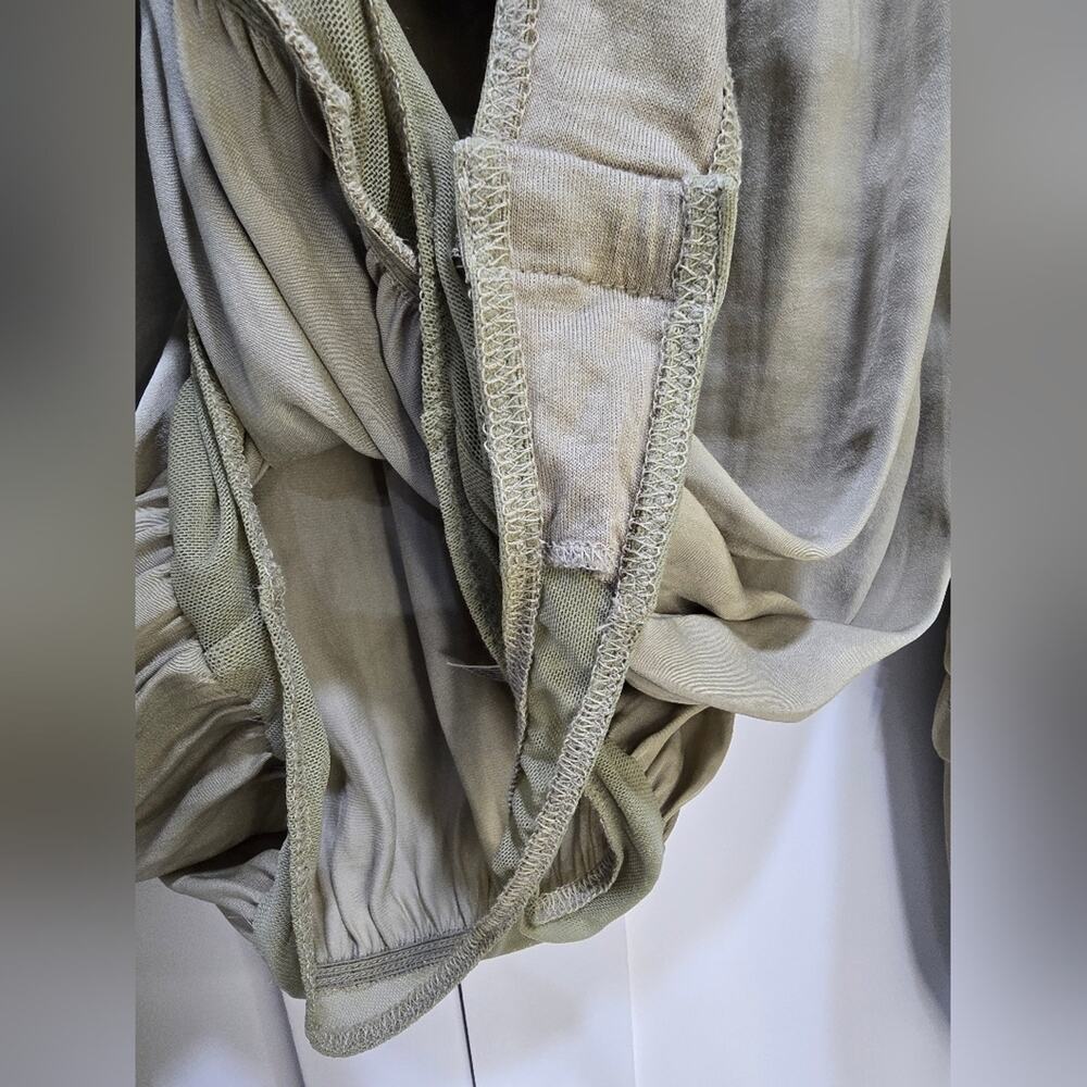 Free People Olive Green Long Sleeve Thong Bodysuit - Small - Picture 8 of 16